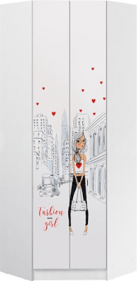 Угловой шкаф Вега Girl (Миф)